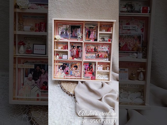 3D Shadow Frame Box || Shadow Frame || Miniature Frame || Wall Miniature Frame || Wedding Frame 🌸❤️