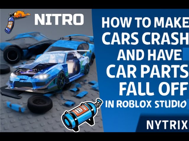 🚗💥 How to Make Cars Crash and Have Car Parts Fall Off in Roblox Studio!