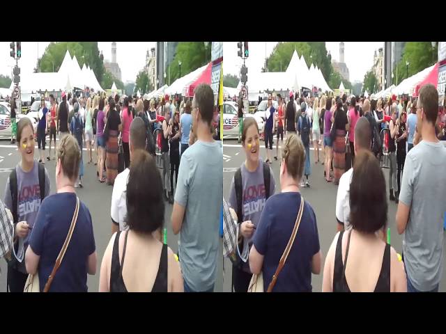 Gay Pride Day Washington DC 2013. Part 1. 3D
