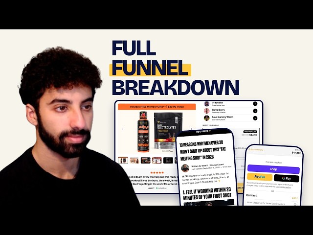 This Ecommerce Supplement Funnel Converts Cold Traffic (Full Funnel Breakdown)
