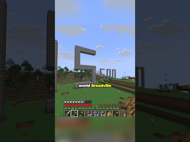 735 in Minecraft for 735 subscribers #minecraft