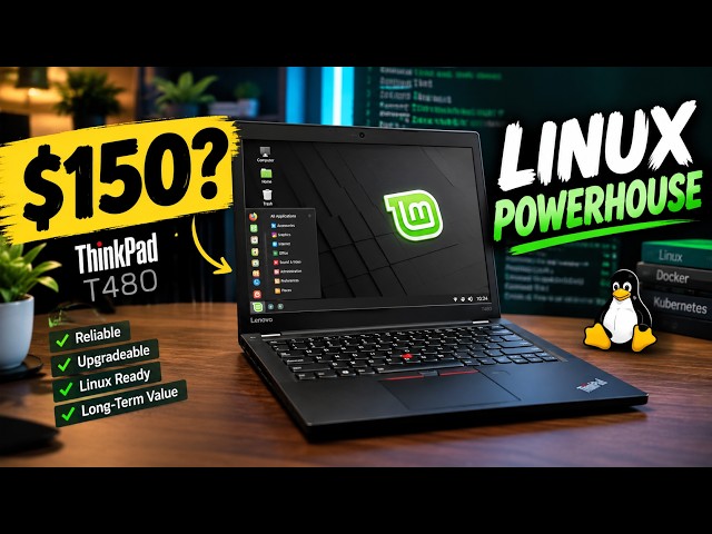 Why Is Everyone Buying This $150 ThinkPad T480 for Linux?