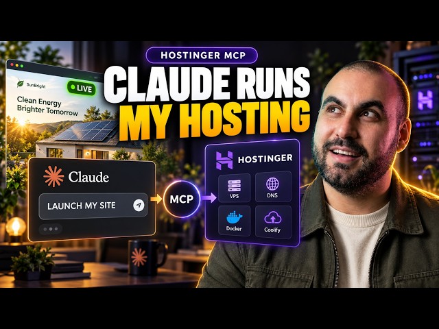 How to Vibe Code & Deploy Websites via Chat (Hostinger MCP + Claude)