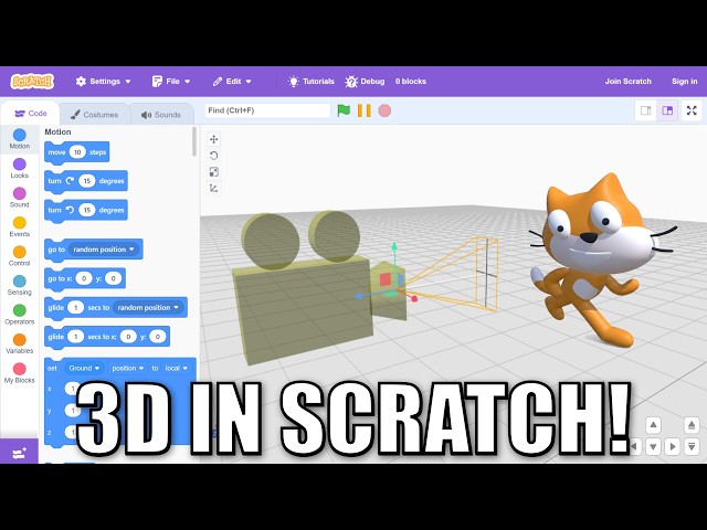 I Used The 3D Version of Scratch