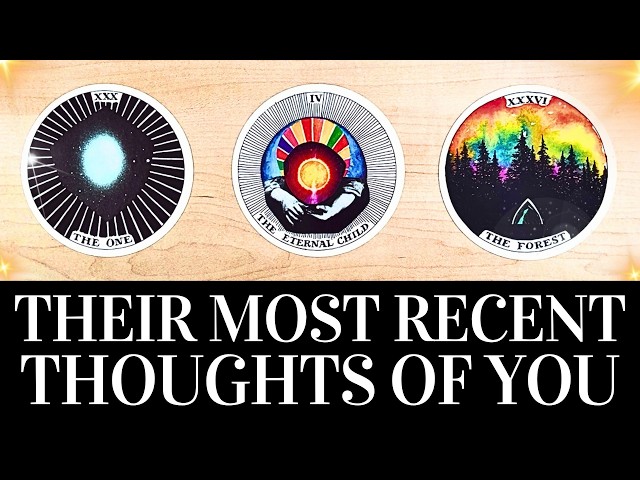 PICK A CARD 🥰🔮THEIR THOUGHTS OF YOU RECENTLY 🔮🥰 What Is On Their Mind? ❤️ Love Tarot Reading