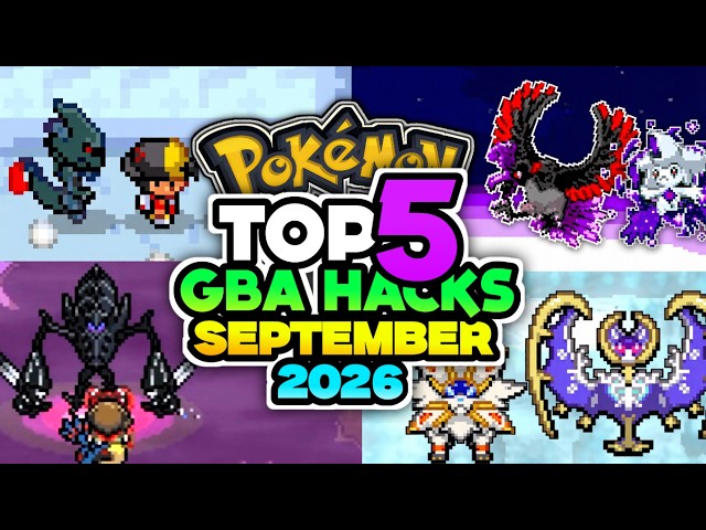 Top 5 BEST Pokémon GBA ROM Hacks Of September 2026!