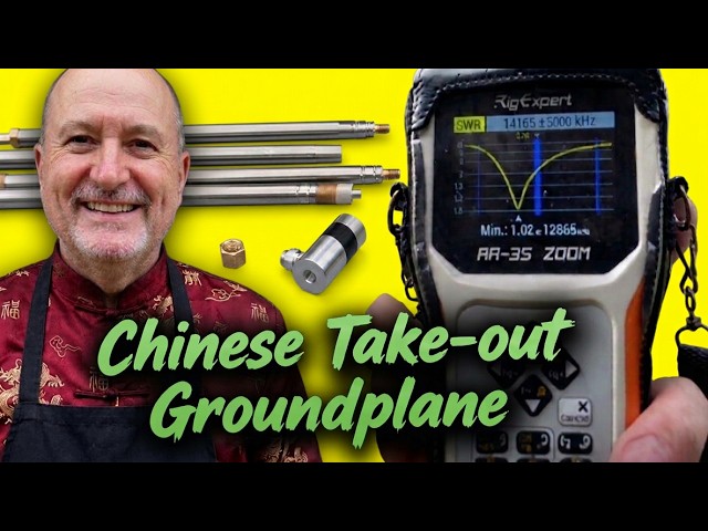 17-foot Chopsticks - Chinese Take-out 20 Meter Groundplane