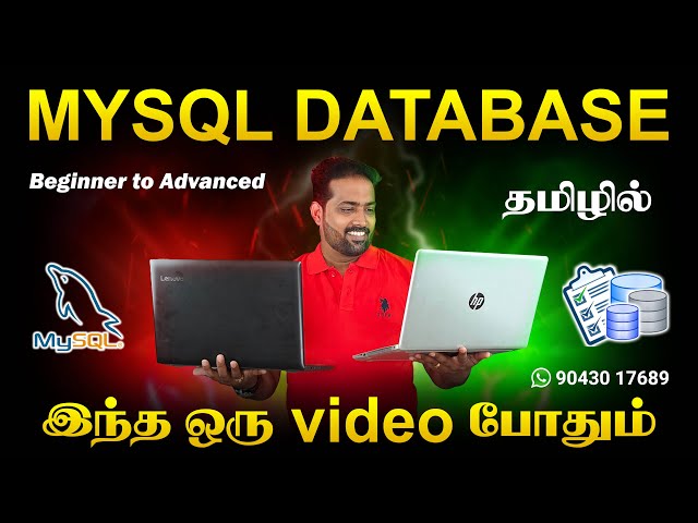Complete MySQL Tutorial from Beginner to Advanced in Tamil | Tutor Joe's