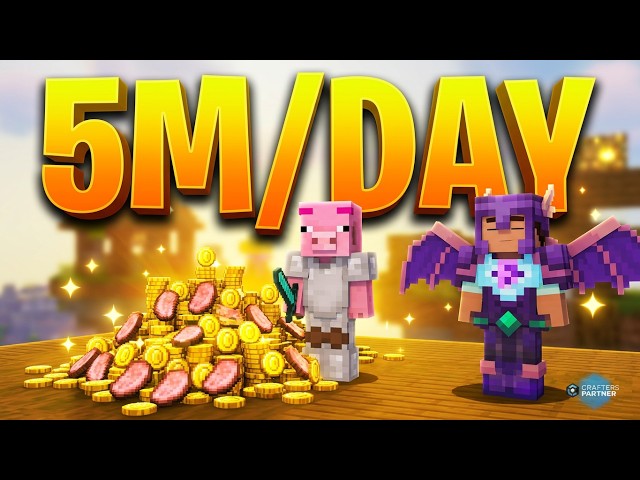 I REPLACED MY MAGMA MINION WITH A PIG MINION?! 😱 | CraftersMC Skyblock