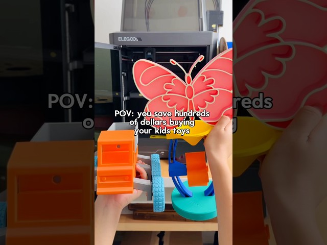 I Printed UNLIMITED Toys for My Kids! (Elegoo Centauri Carbon 2 Review) (AD) #3dprinting