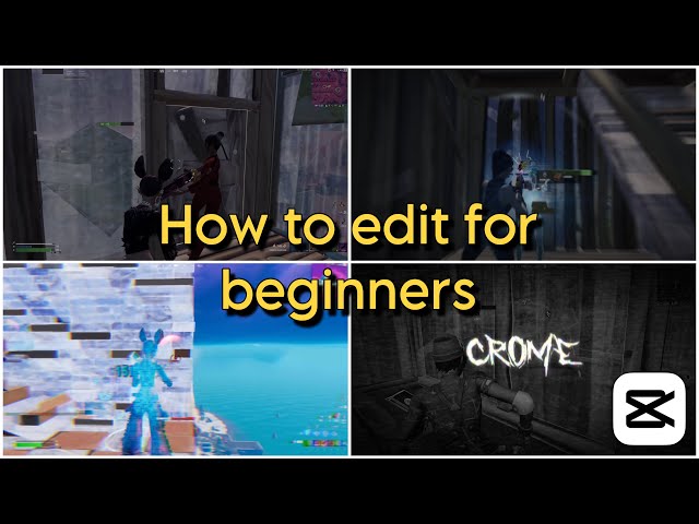 How to Edit a Fortnite Montage for *BEGINNERS* - CapCut Tutorial [Tutorial at 95 Subs]