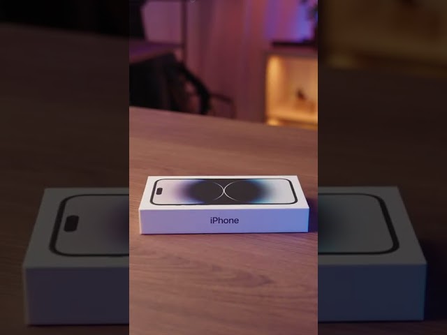 Very different unboxing of iPhone 14 Pro Max! #shorts