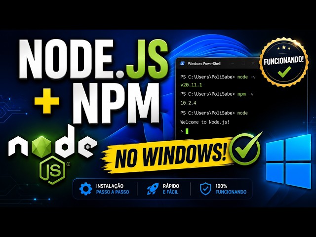 How to Install Node.js on Windows — Complete Beginner's Guide