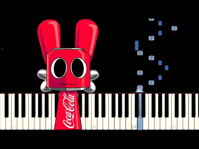 Sprunki Pyramixed Coka Theme (Piano Tutorial)