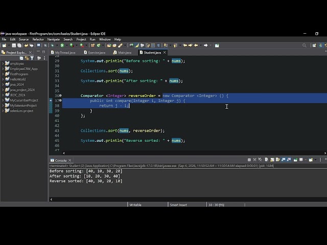 # 77 _ Comparator vs Comparable in Java | Sorting Collections Explained