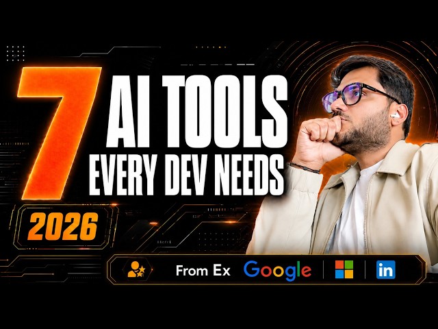 7 AI tools every developer must know in 2026