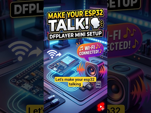 Make Your ESP32 TALK! 🗣️🔊 (DFPlayer Mini)