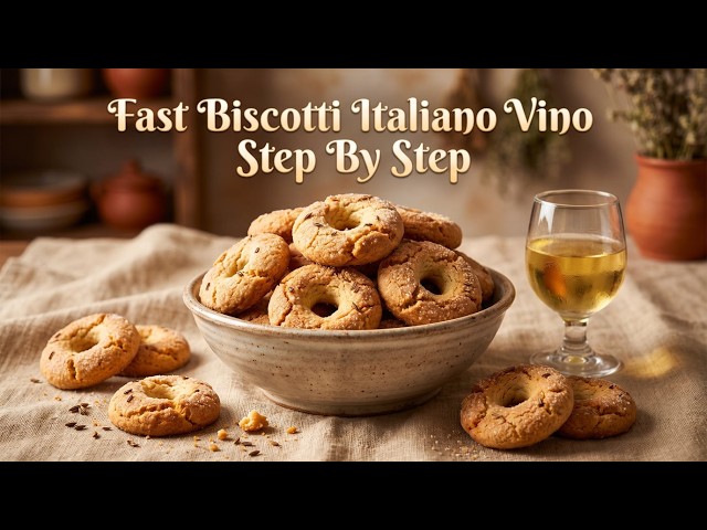 Fast Biscotti Italiano Vino (Italian Wine Cookies) Step By Step Visual Guide