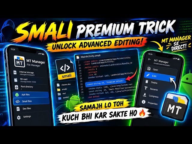 Unlock any app premium using mt manager | MT manager modding hindi guide
