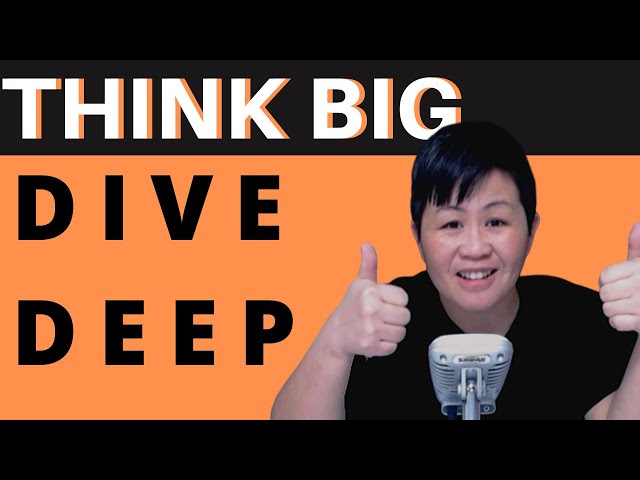 How to answer Think Big and Dive Deep Interview Questions & Answers | Amazon Leadership Principles