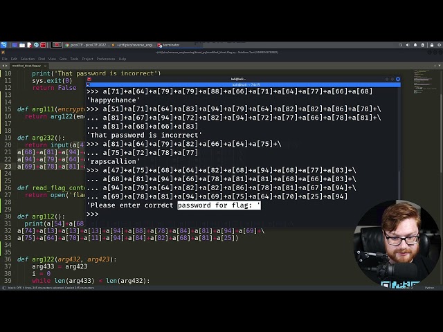 Deobfuscating Python Code (PicoCTF 2022 #30 'bloat.py')