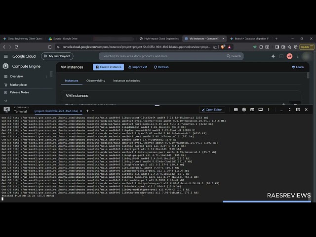 Part 2: GCP tutorial to run basic Linux scripts and install MySQL within Ubuntu