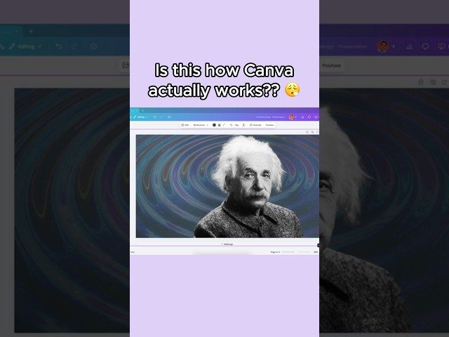 I didn't know you could do this in Canva 😫 #canva #presentation #study #students