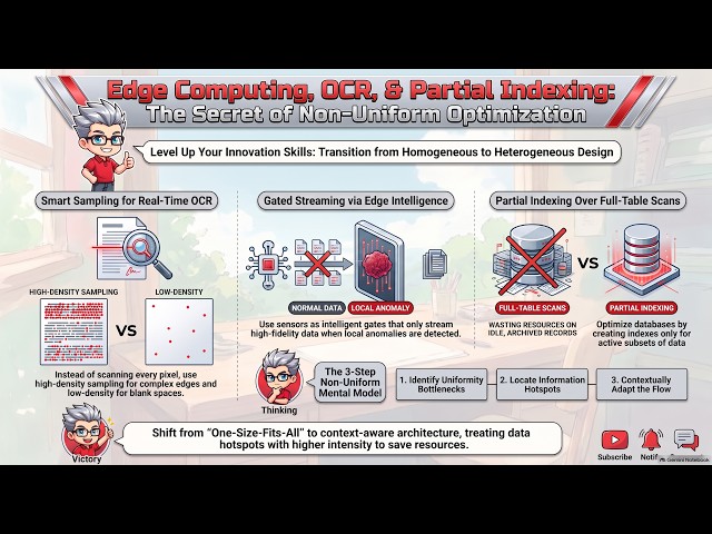 Edge Computing, OCR, Smart Data Gating: The Architecture of Non-Uniform Optimization #triz
