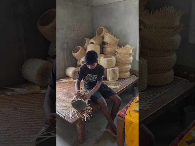 Amazing Handmade Bamboo Light Making Process #shorts