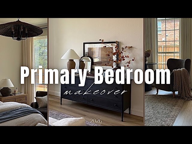 Primary Bedroom Makeover | Fall Decorate With Me | Styling My New Bedroom 
