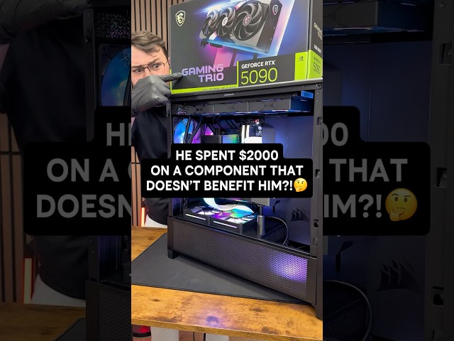 His RAM costs over $2000! 🤯