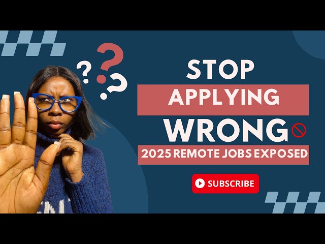 Why You’re NOT Landing Remote Jobs in 2025 (And How to Fix It)