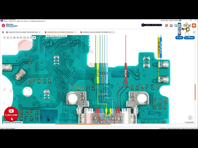 SAMSUNG Galaxy A35 5G(SM-A356B) Sub Board,Hardware Solutions