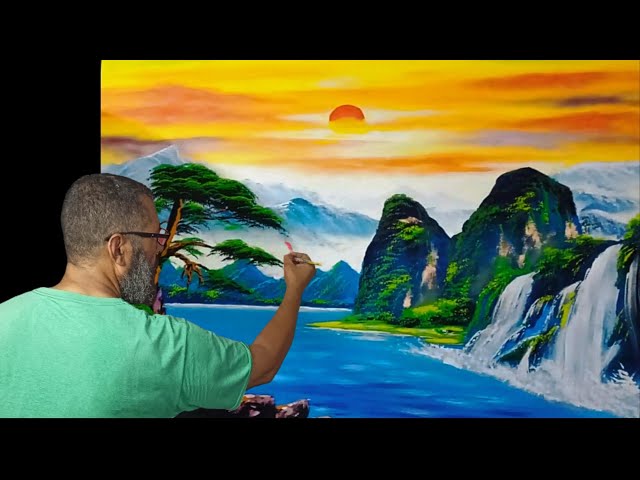 رسم المنظر الطبيعي بدقة عالية