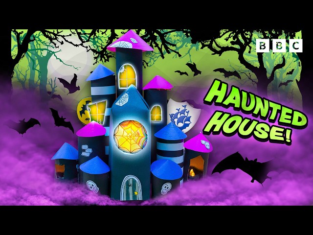 How to Make a Spooky Light-Up Haunted Castle! 🎃 | Halloween DIY Crafts