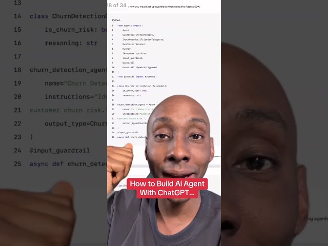 How to Build An Ai Agent With ChatGPT #ai #chatgpt #aiagent #justintips
