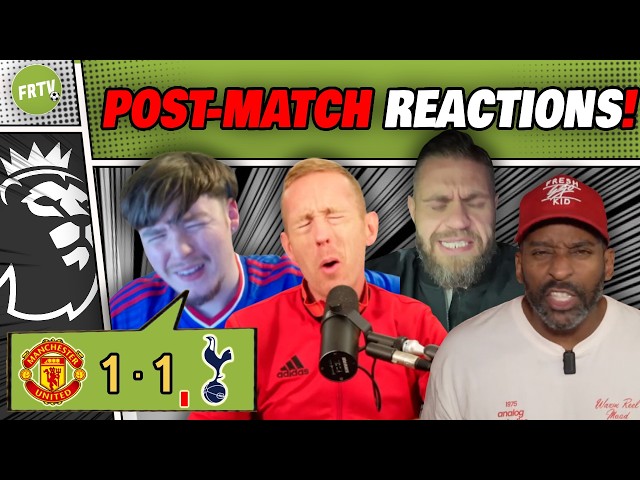 FUMING MAN UNITED FANS 🤬 UNITED BOTTLE IT AGAIN! | MAN UTD 1-1 SPURS REACTIONS