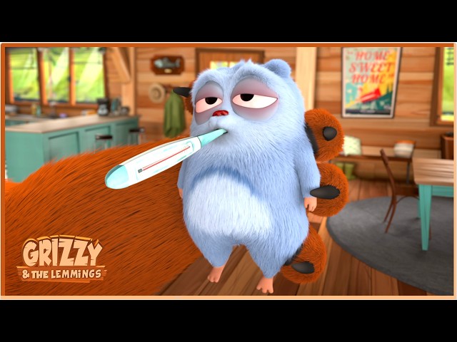 Ill Lemmings | Grizzy & the lemmings | 40' Compilation | 🐻🐹 Cartoon for Kids