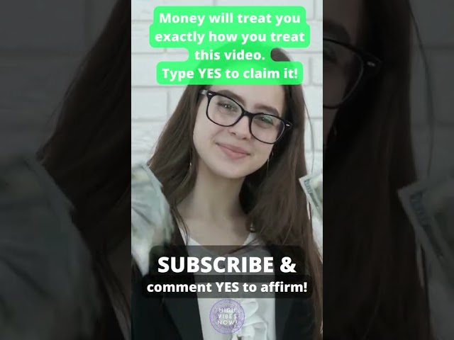 Money Will Treat You Exactly How You Treat This Video