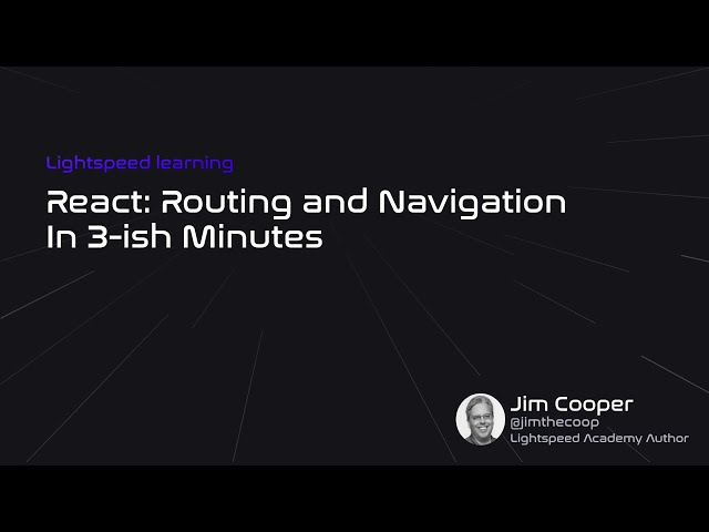 React Routing and Navigation: A Beginner's Guide | React Tutorial