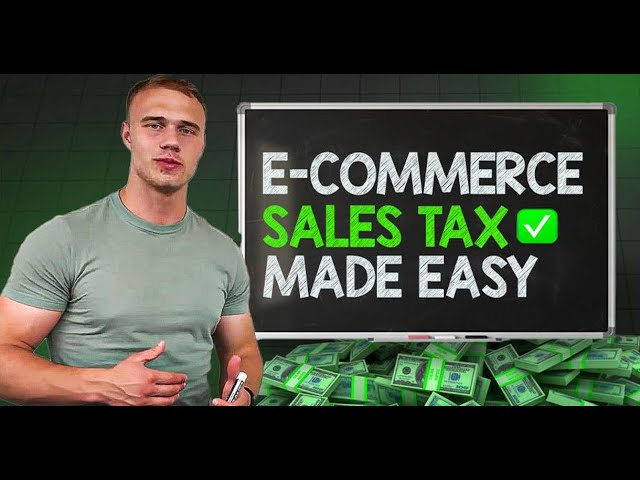 Ecommerce Sales Tax MADE EASY (TaxJar Setup)