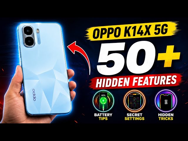 Oppo K14x 5G – 50+ Hidden Features & Tips Tricks | 99% Users Don’t Know These Settings👑😱🔥