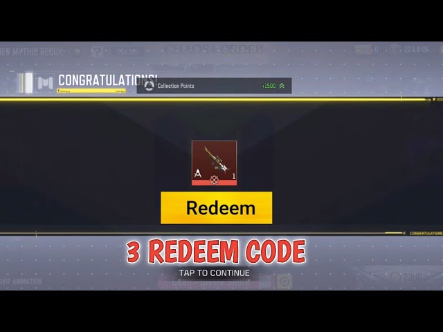 NEW 3 REDEEM CODE CODM 2026 | CALL OF DUTY MOBILE REDEEM CODE 2026 | COD MOBILE REDEEM CODE 2026
