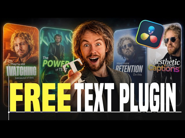 The Ultimate FREE Text Animation Tool for DaVinci Resolve