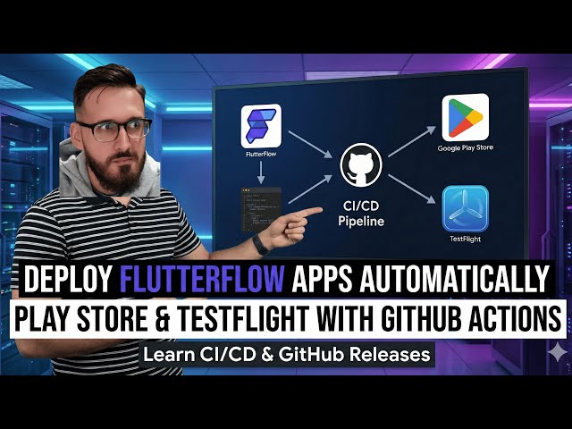 Deploy Flutter (FlutterFlow) Apps to Play Store & TestFlight Automatically with GitHub Actions