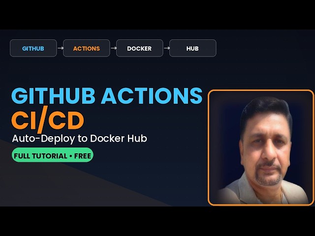 GitHub Actions CI/CD for Docker: Automate Build & Deploy | Full Tutorial