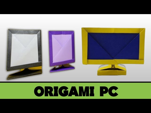How To Make Origami Computer Monitor | Easy Origami Computer Tutorial