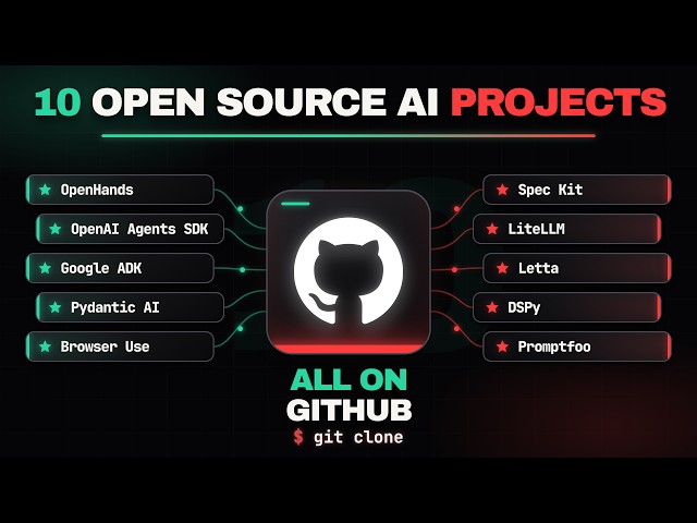 10 Open-Source AI Projects You Need to Try Right Now