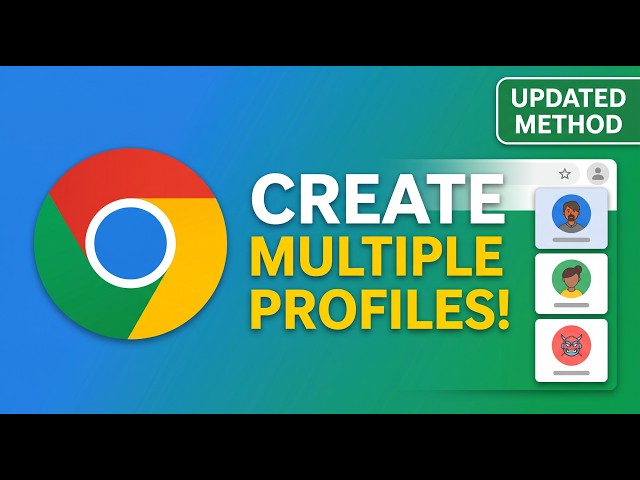 How to Create and Manage Multiple Chrome Profiles (Step-by-Step)(2026)