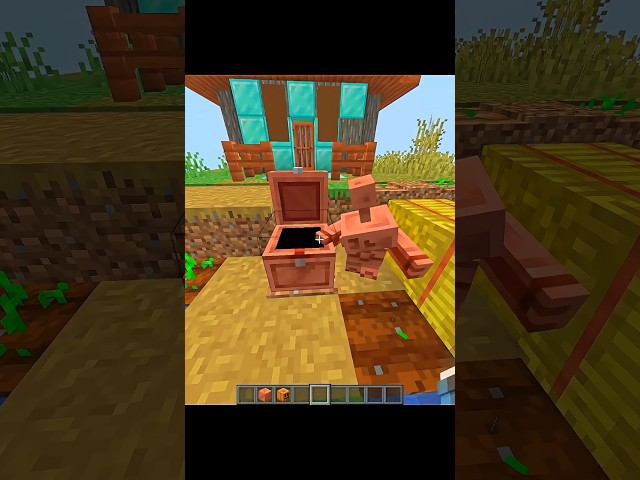 🥺What did Copper Golem do  #minecraftmemes #minecraftshorts #minecraftfunny #shorts